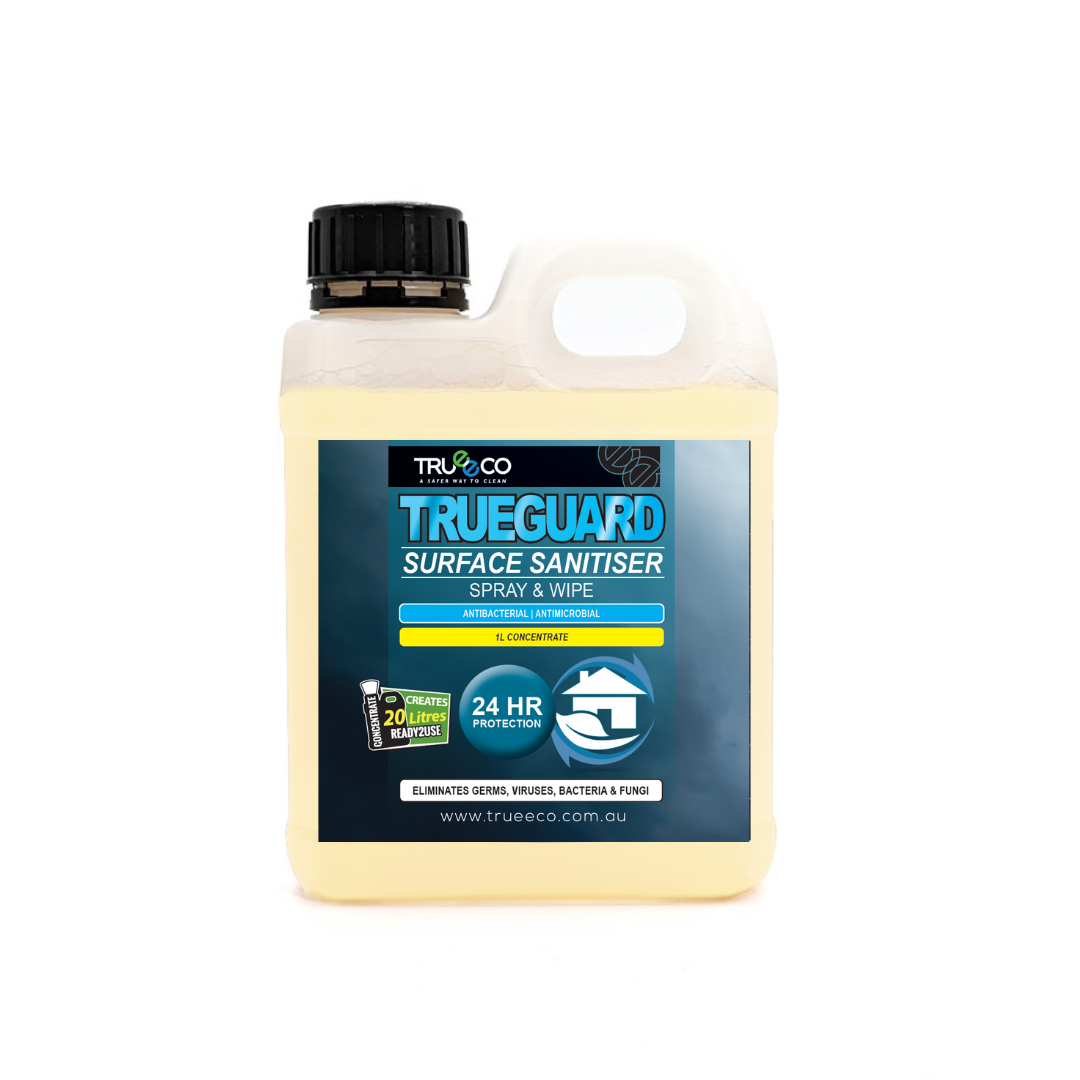 1L CONCENTRATE Trueguard  - Household Sanitising Solution  ($3.50 per Litre Ready2use) (Copy) (Copy)