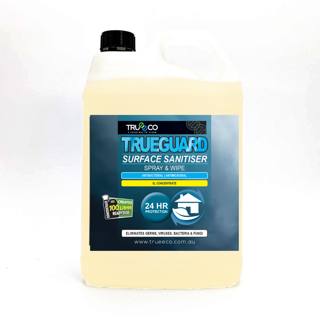 5L CONCENTRATE Trueguard  - Household Sanitising Solution  ($2.50 per Litre Ready2use) (Copy)